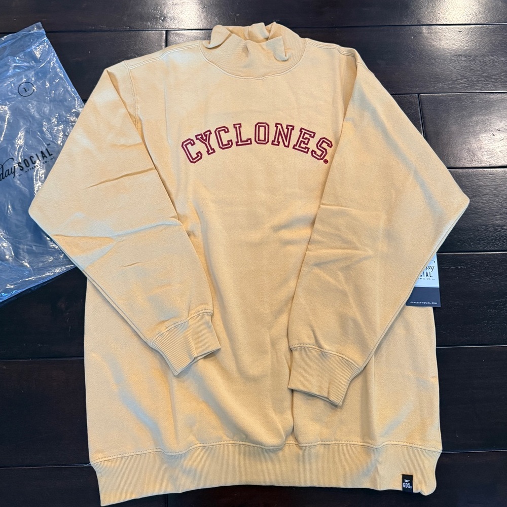 Gameday Social Iowa State Cyclones Mockneck Sweatshirt